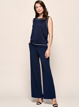 Mart Visser Athena Lurex Top Navy