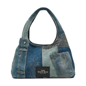Marc Jacobs The Large Daisy Dual Shoulder Bag - Dames - Handtassen - Blauw - ONE Size - Denim - Tassen