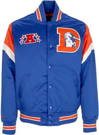 Mitchell & Ness Denver Broncos Bomberjack NFL Teamkleuren - Heren - Bomber jackets - Blauw - XL - Polyester - Jassen