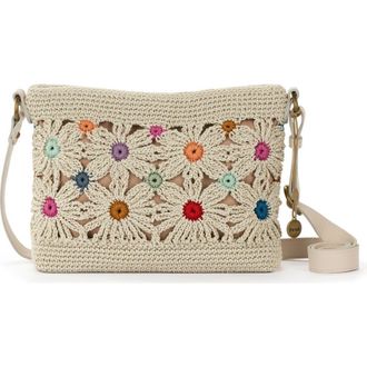 The Sak Melrose Crossbody Leather Bag in Sand Suede at Nordstrom