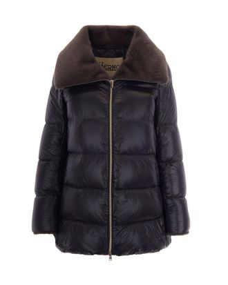 Herno Iron Grey A-Shape Padded Down Jacket