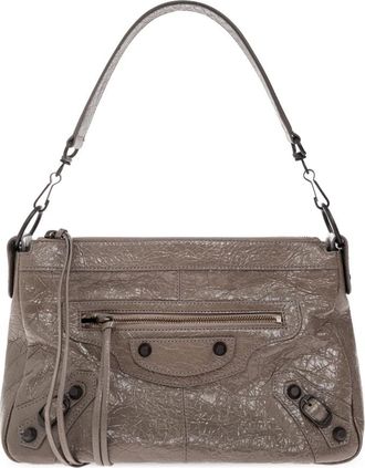 Balenciaga Shoulder Bags, male, Brown, Size: ONE SIZE Le City Moto Small Shoulder Bag