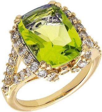 Bertha Sunglasses Juliet 18K Plated Cz Statement Ring