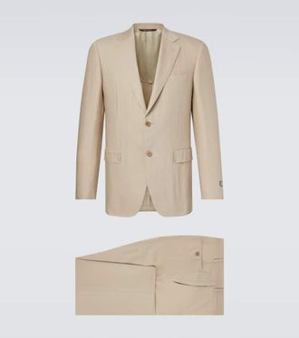 Canali Linen and wool suit