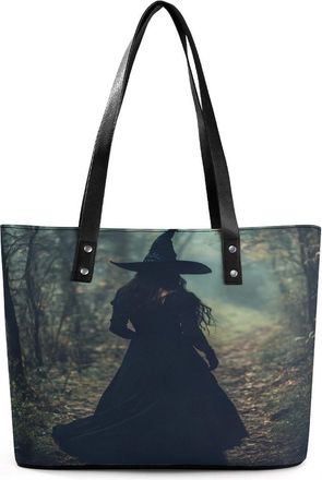 Generic The Witch Dark Forests Tote Bags for Women Cute Shoulder Purses Handbags