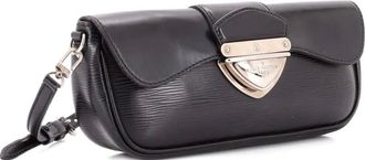 Louis Vuitton Montaigne Epi Leather clutch bag - Zwart
