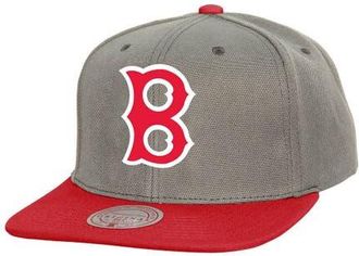 Mitchell & Ness Mens Mitchell & Ness Gray Boston Red Sox Cooperstown Collection Basic Flip Snapback Hat at Nordstrom