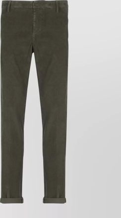 Dondup straight leg corduroy trousers and pockets