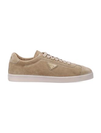 Prada Beige Logo Sneakers