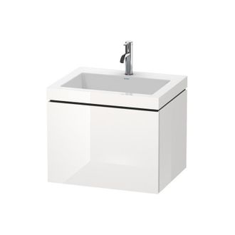 Duravit Duravit - Mobile Lavabo L-cube Wt Vero Air 500x600x480mm Senza Foro Per Rubinetteria Biancheria
