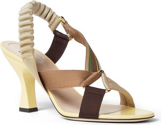 Fendi Colibri Slingback Sandal in Yellow at Nordstrom, Size 37.5