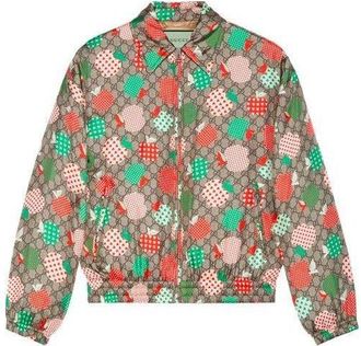 Gucci Les Pommes Nylon Shirt Jacket Beige 663648-ZAHC2-2110