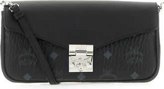 MCM Tracy Crossbody Bag - Dames - Schoudertassen - Zwart - ONE Size - Leer - Tassen