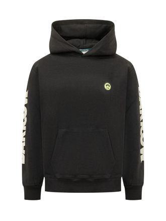 Barrow Black Logo Regular Hoodie