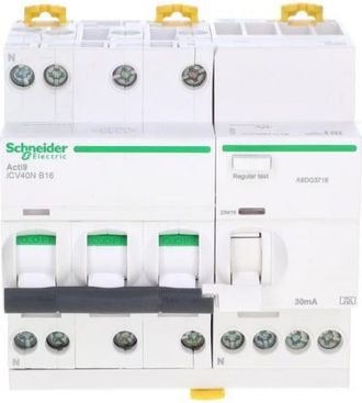 OEM Interruptor Autom&aacute;tico Combinado 4p 16a 0.03a Tipo A Icv40n-a30-b16-3n