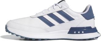 adidas S2G 24 Leather Spikeless Golf Shoes White Blue IF6606