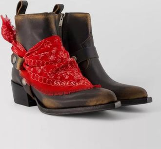 Golden Goose leather ankle boots
