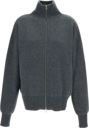 Extreme Cashmere N&deg;319 Xtra Out Cardigan - Dames - Cashmere truien - Grijs - ONE Size - Wol - Truien & Vesten