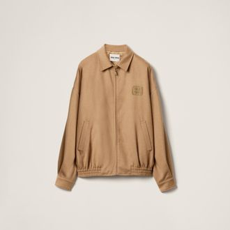 Miu Miu Camel-hair blouson