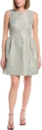 Anne Klein Seamed Jacquard A-Line Dress