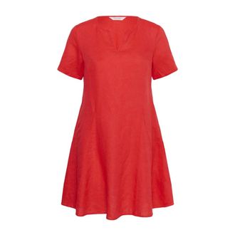 Part Two Short Dresses, female, Red, Size: 2XL Short Dresses