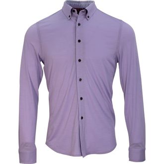 Lords of Harlech Shawn Merino Shirt in Lavender at Nordstrom, Size Xx-Large