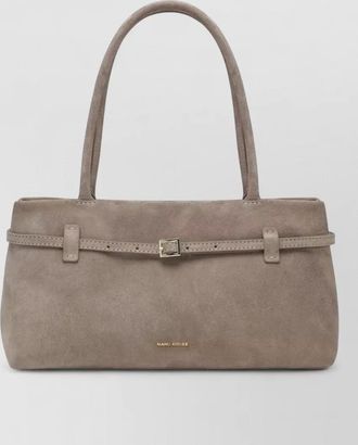 Manu Atelier shoulder bag top handle buckle detail