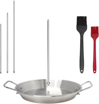 OEM Gril Vertical - Acier Inoxydable - 26,7 Cm - Pour Barbecue Ext&eacute;rieur - 1 Pi&egrave;ce