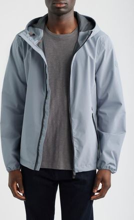 Save The Duck Drop Hooded Rain Jacket in Rain Grey at Nordstrom, Size Xx-Large