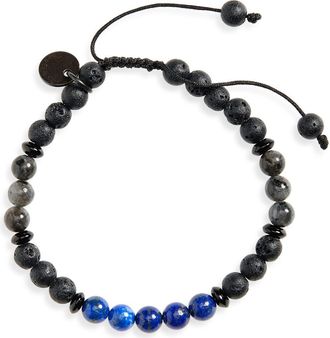 Caputo & Co. Mens Terra Slider Bracelet in Lapis Lazuli at Nordstrom Rack