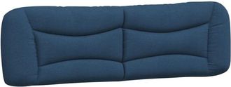 vidaXL Cabecero De Cama Acolchado Tela Azul 180 Cm Vidaxl