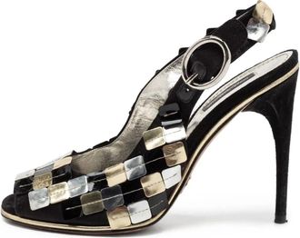 Dolce & Gabbana Sandali in pelle 110mm - Nero