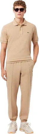 Lacoste Heren Biologisch Katoenen Normale Sweatbroek (Beige)