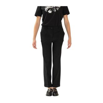 P.A.R.O.S.H. Straight Trousers, female, Black, XL, Liliuxy Straight Trousers