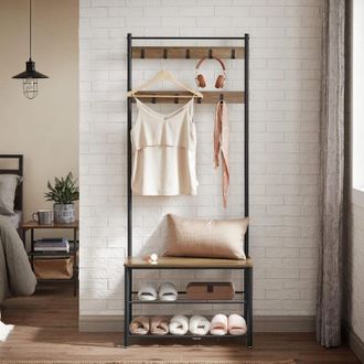 Cassettiera in Tessuto, Mobile con 3 Cassetti e Struttura Robusta in Metallo, Armadio per Camera da Letto, Soggiorno, Ingresso, 40 x 30 x 62 c | Leroy Merlin