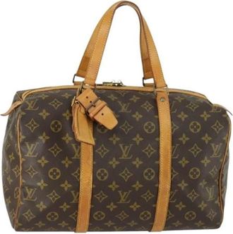 Louis Vuitton Pre-owned Weekend Bags, female, Brown, Size: ONE SIZE Pre-owned Canvas Weekend Bag