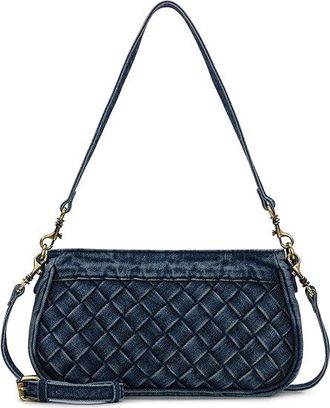 Patricia Nash Nova C/B Cross Body Womens Handbags Denim 416, Cotton/Polyester/Suede