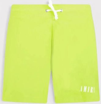 Amiri Mens Amiri Core Logo Swimtrunk Lime - Size: 35/34/32