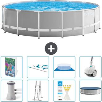 Intex Piscina Prism Frame Redonda - 457x122 Cm - 9-piezas S605