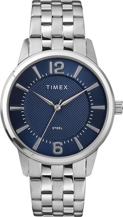 Timex Dress Mens Silver Watch TW2T59800 Stainless Steel (archived) - One Size