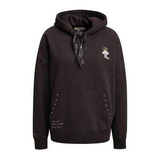 Smith & Soul Oversize Crazy Hoodie - Dames - Sweatshirts & Hoodies - Bruin - Maat: XL Katoen