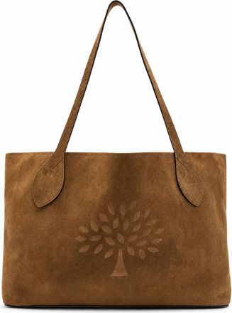 Mulberry Oversized Suede Tote bag - Sand - One Size
