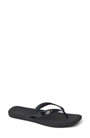 Reef Solaye Waterproof Flip Flop in Black at Nordstrom, Size 11