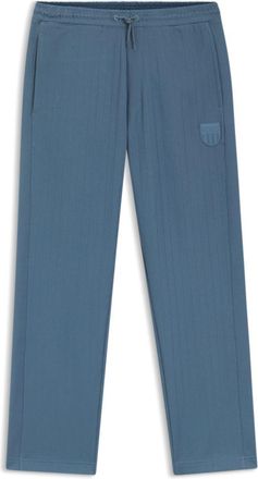 HUGO BOSS Cotton-blend tracksuit bottoms with drop-needle stripe
