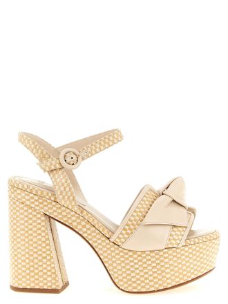 Alexandre Birman Beige Cowhide Stiletto Heel Womens Sandals