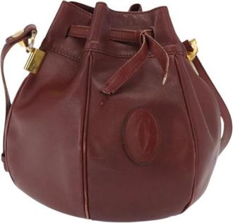 Cartier Pre-owned Bucket Bags, female, Red, Size: ONE SIZE Pre-owned Vintage Bucket Bag