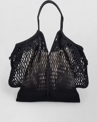 Hereu beach mesh shopper bag dual handles