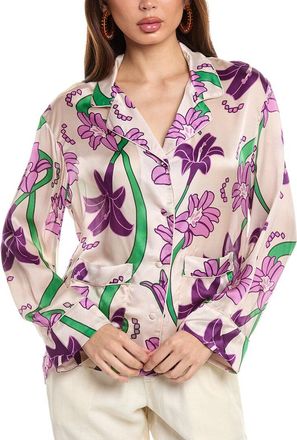 Juan de Dios Noches de Luna Silk Shirt