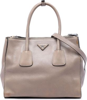 Prada Pre-owned Prada Glace Calf Twin Pocket Double Handle Satchel Ladies TPV2J3Z8SG7WK5J4