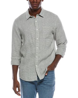 Vince Classic Fit Linen Shirt